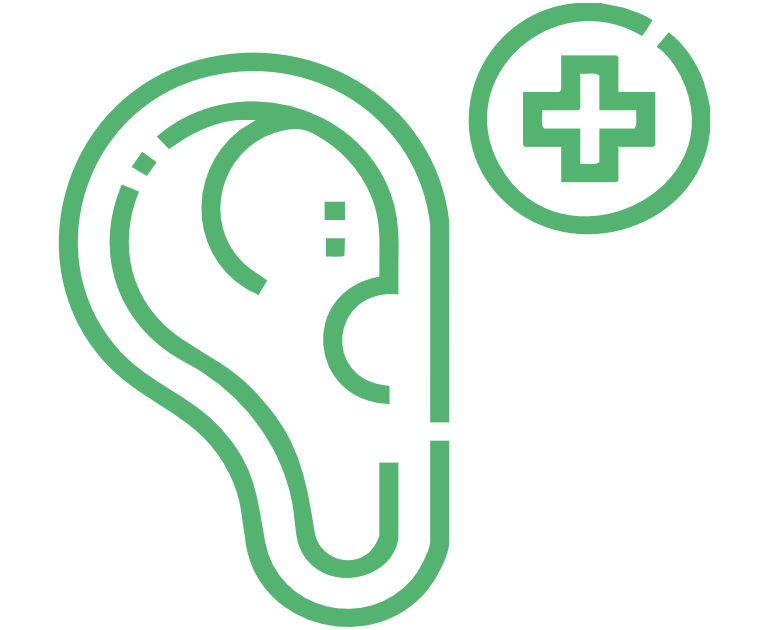 Colocación de pendientes hipoalergénicos